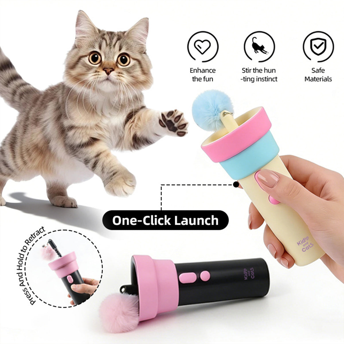 Electric cat-fishing toy