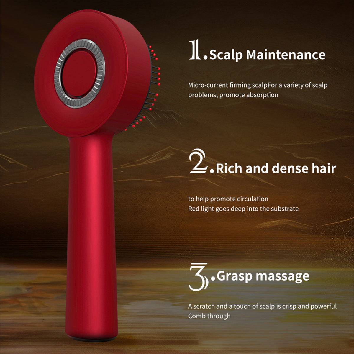 Smart Red-Light Scalp Massage Comb