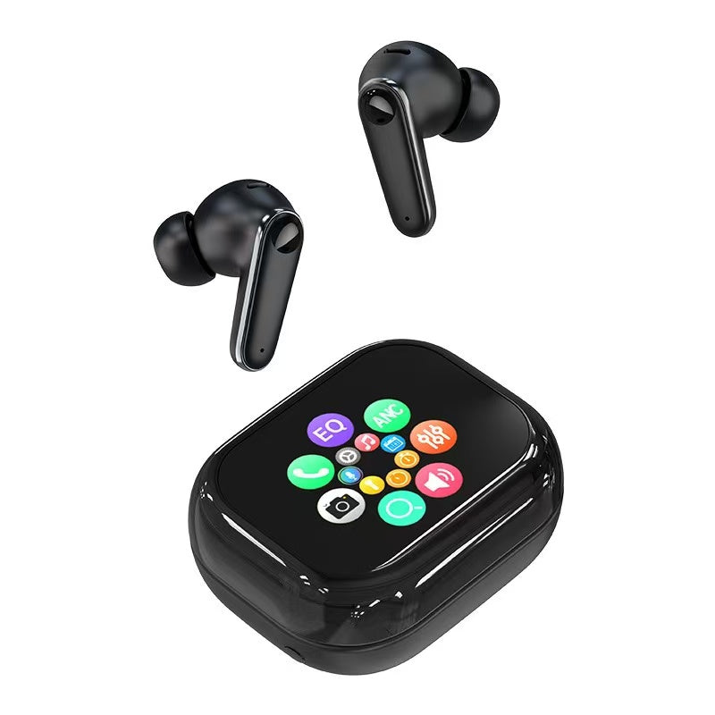 ANC Bluetooth Earbuds with Smart Touch Display