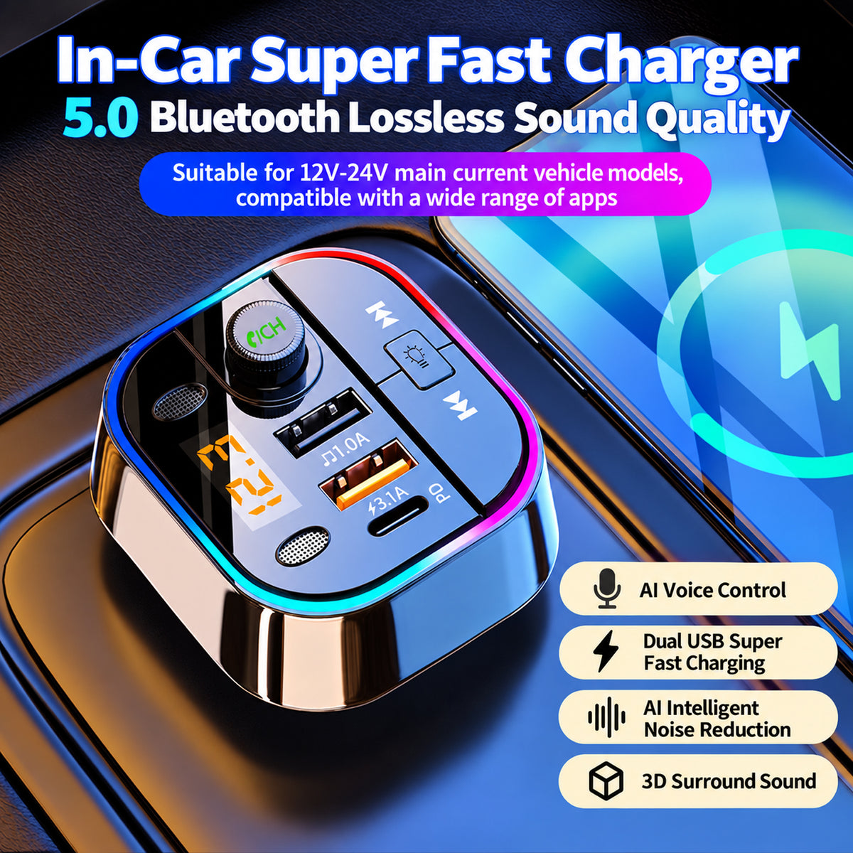 Multifunctional In-Car Player