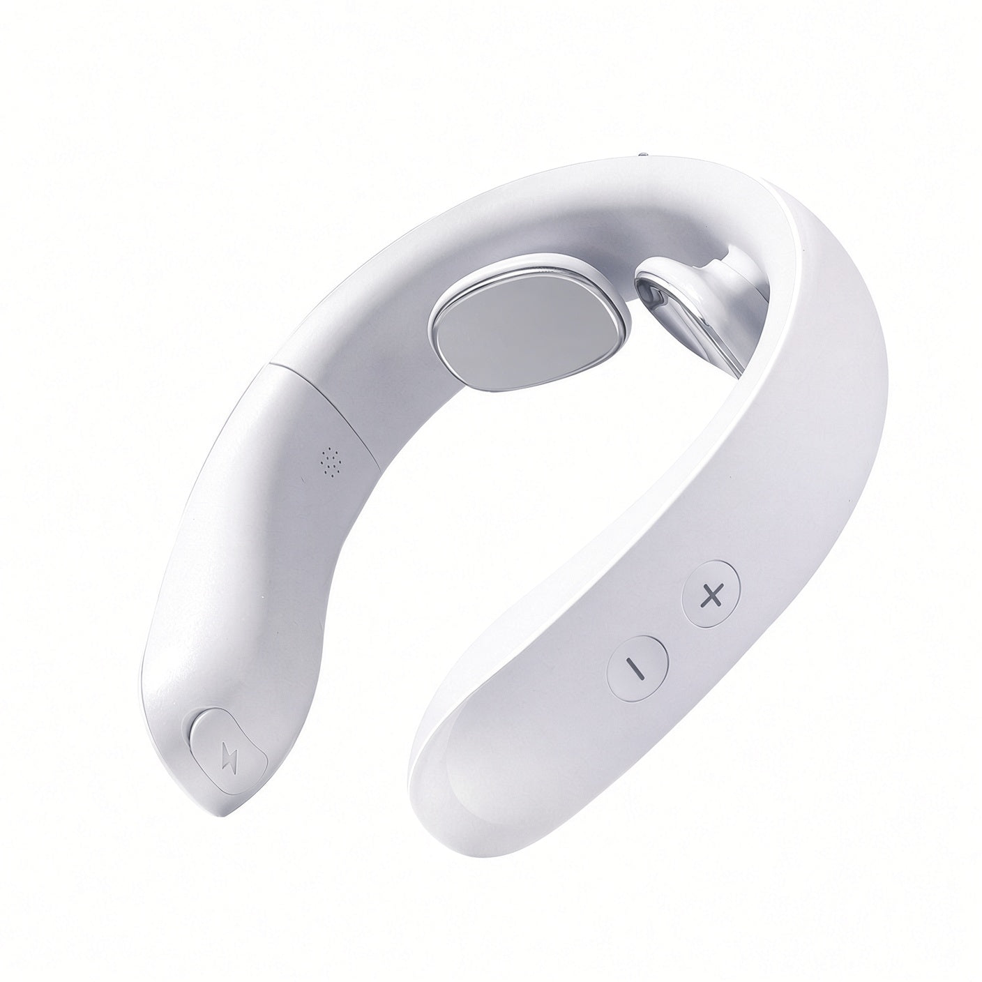 Smart Neck Massager with Heat & EMS Pulse – Compact