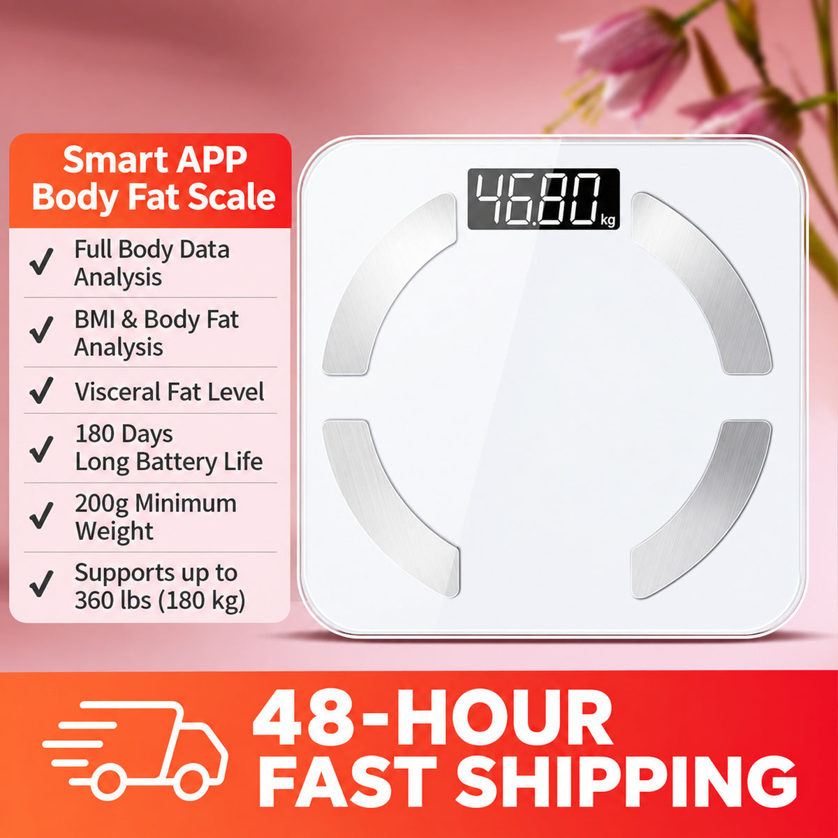 Smart Electronic Body Fat Scale