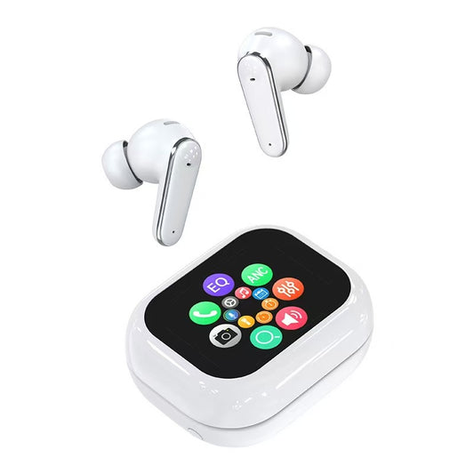 ANC Bluetooth Earbuds with Smart Touch Display