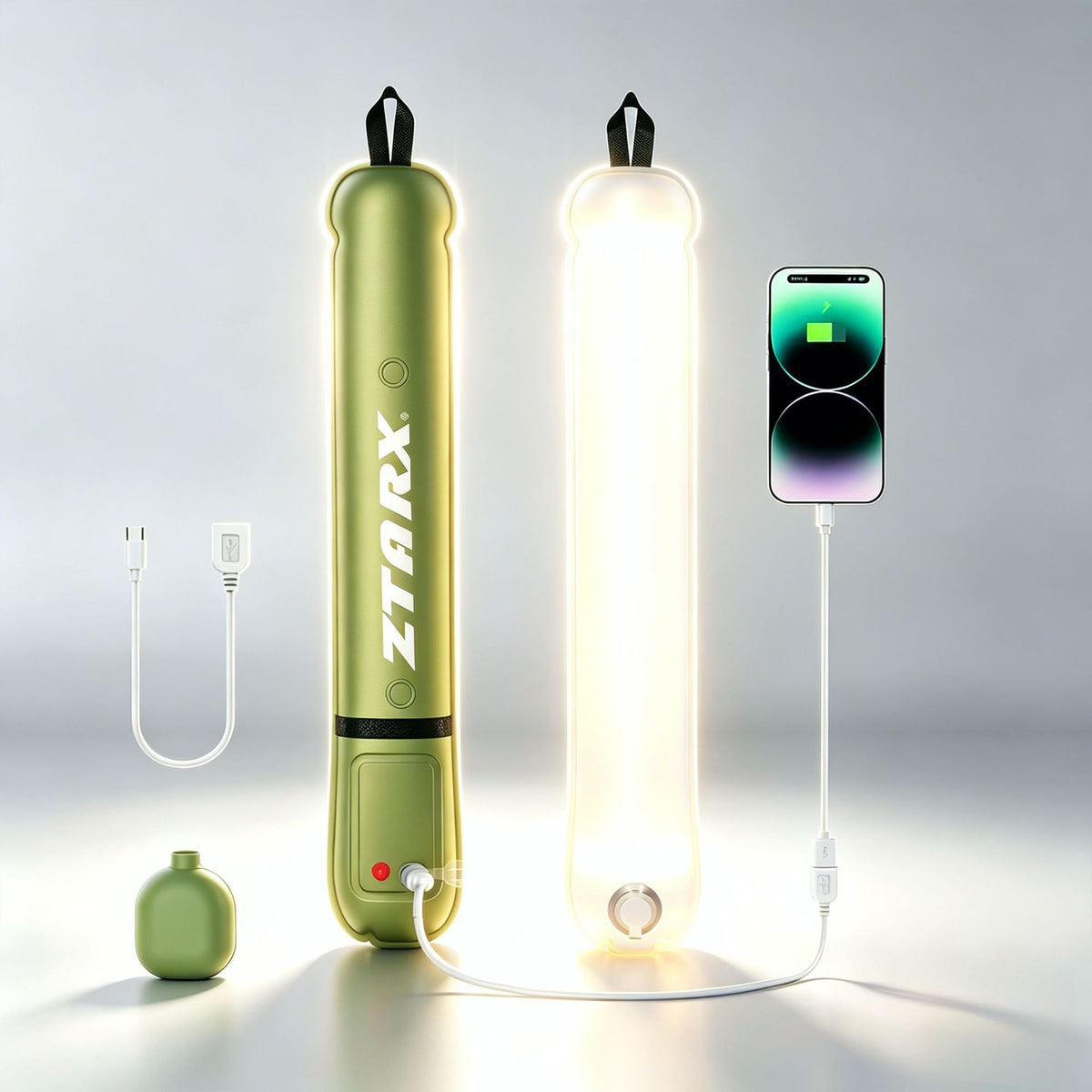 New Outdoor Solar-Powered Inflatable Air-Column Light