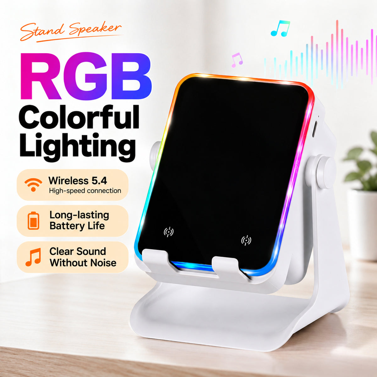 Wireless Induction Bluetooth Speaker
