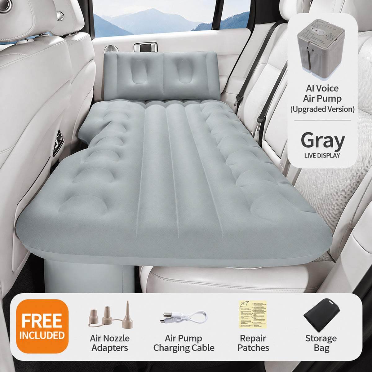 Portable Inflatable Car Bed
