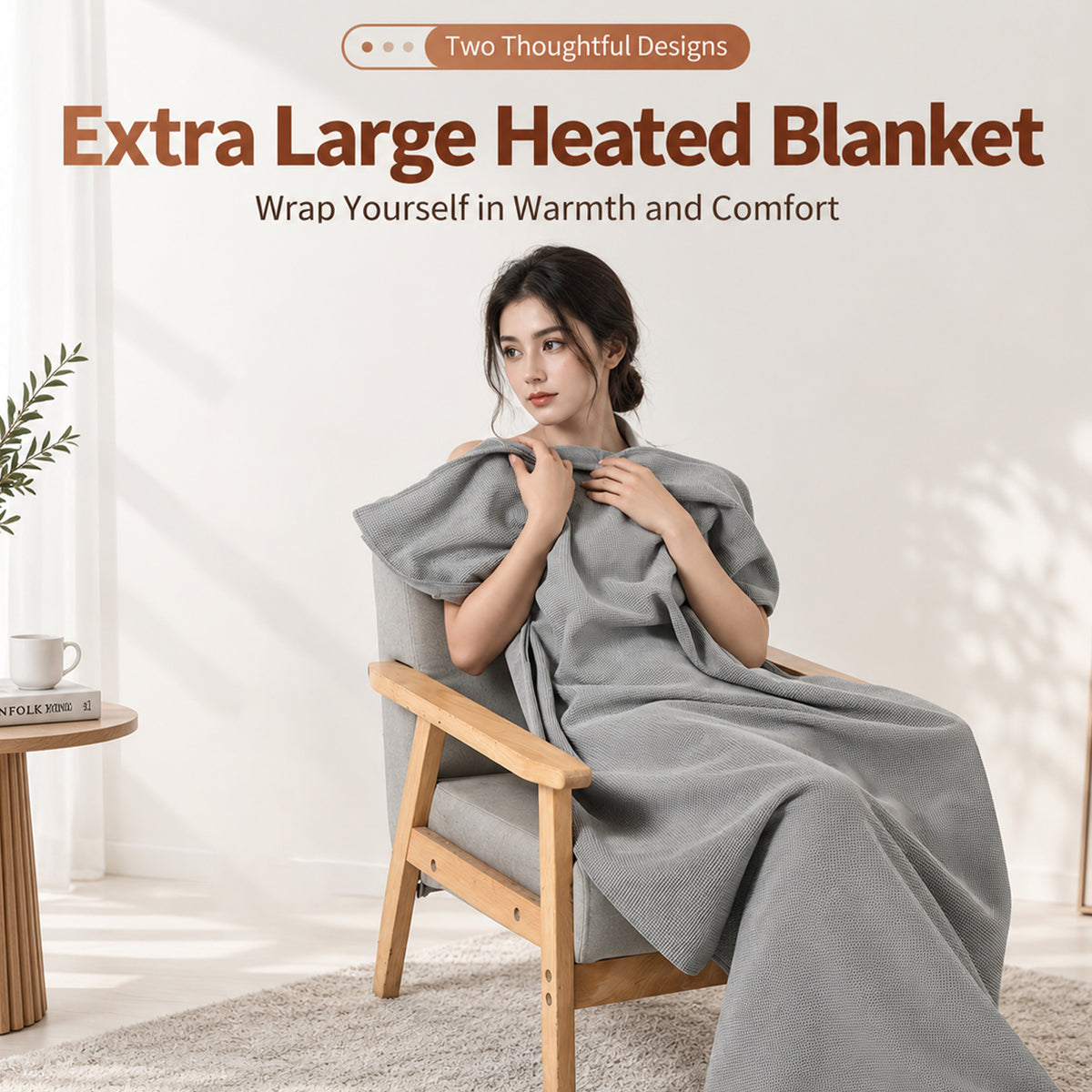 USB Wearable Heated Shawl
