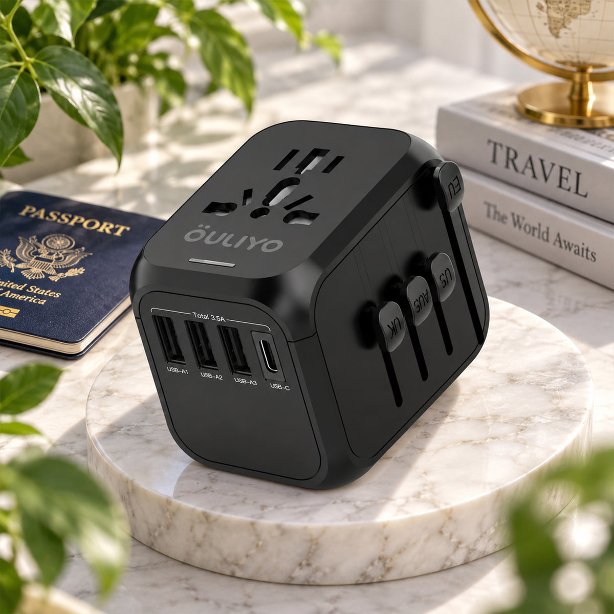 Multifunctional travel adapter