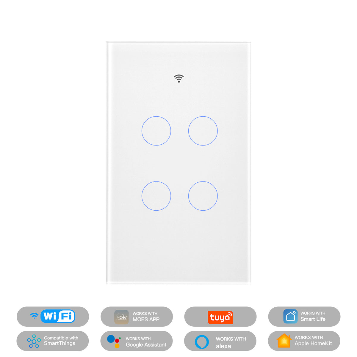 Matter WiFi Smart Touch Wall Switch