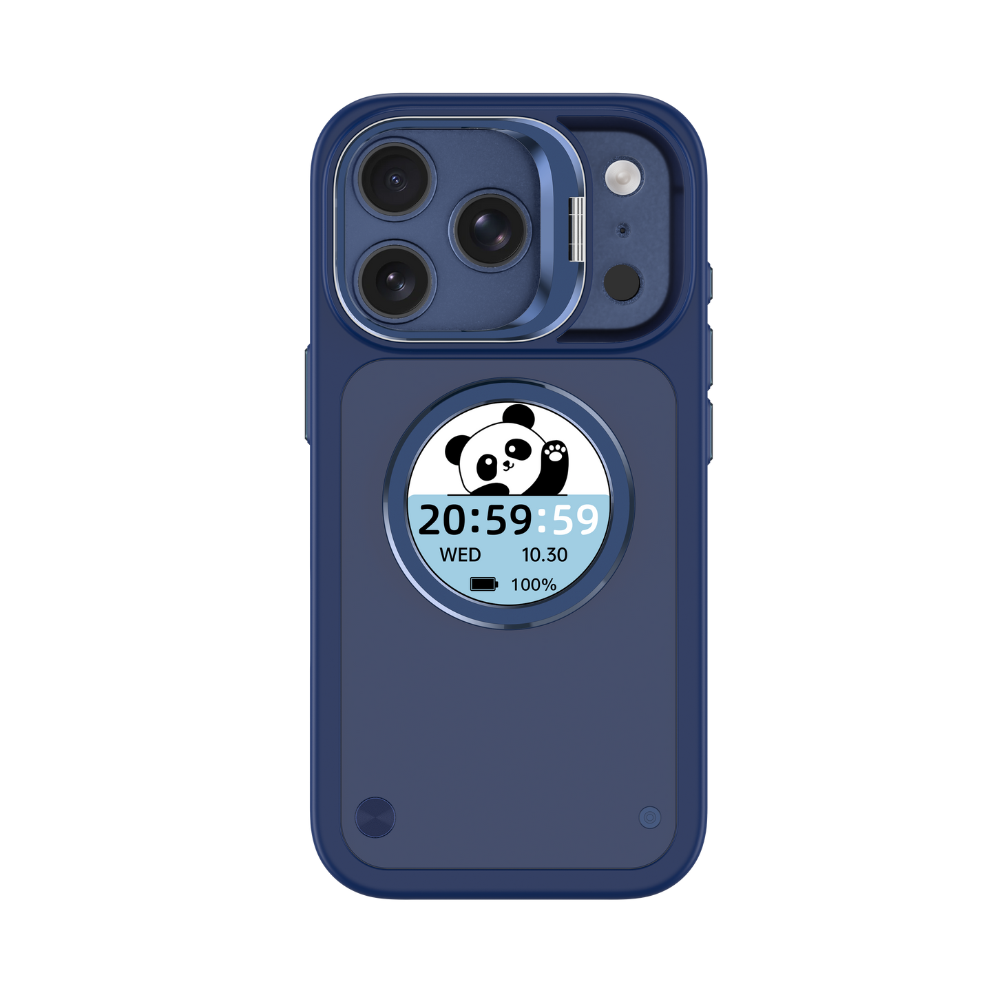 Smart Phone Case with 1.52" AMOLED Display, Bluetooth 6.0, Custom Wallpaper & Message Notifications, IP67 Waterproof, Magnetic Charging, for iPhone 13–17 Series