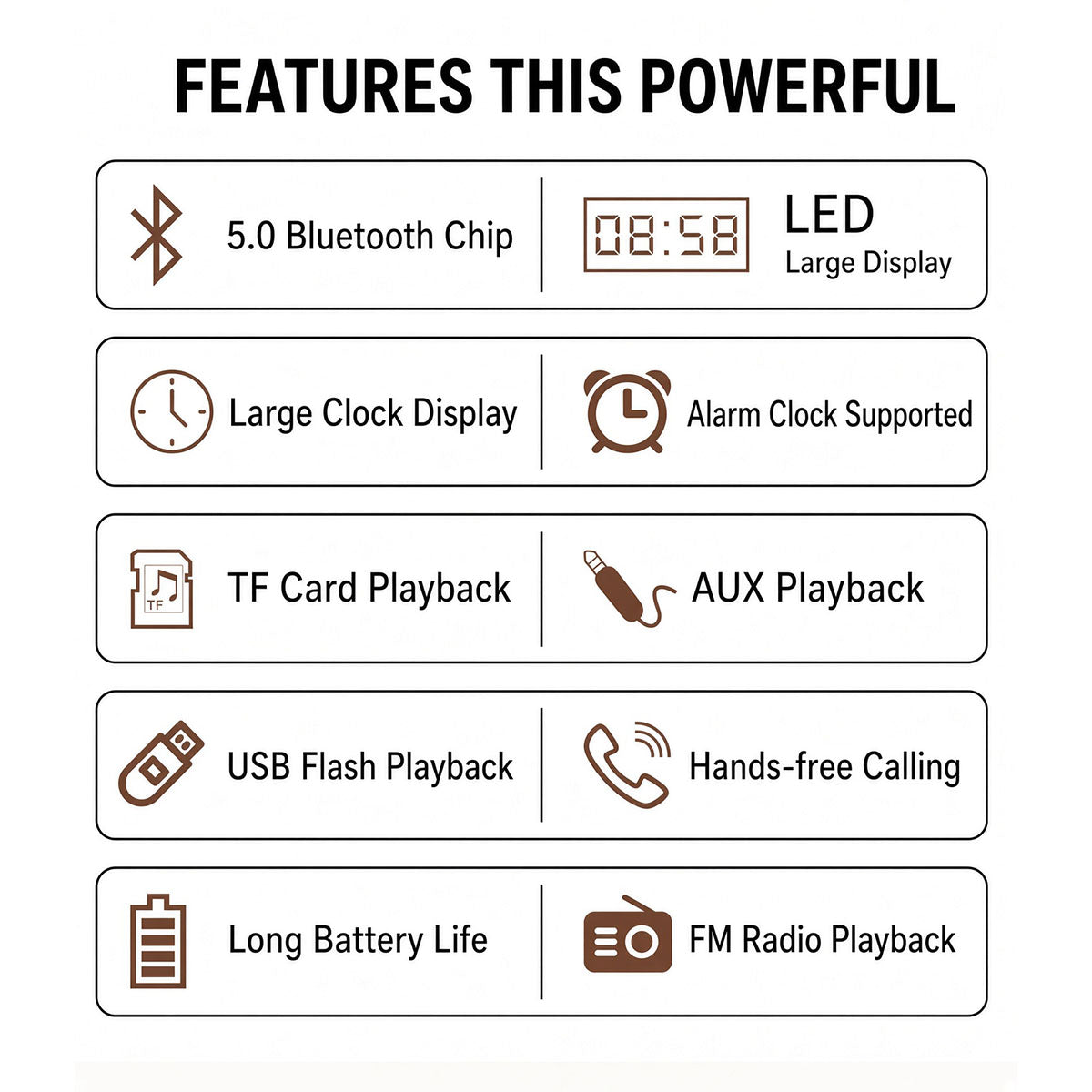 Portable AI Smart Bluetooth Speaker, Wireless Mini Speaker with TF Card Slot, Built‑in Battery for Home Outdoor Travel