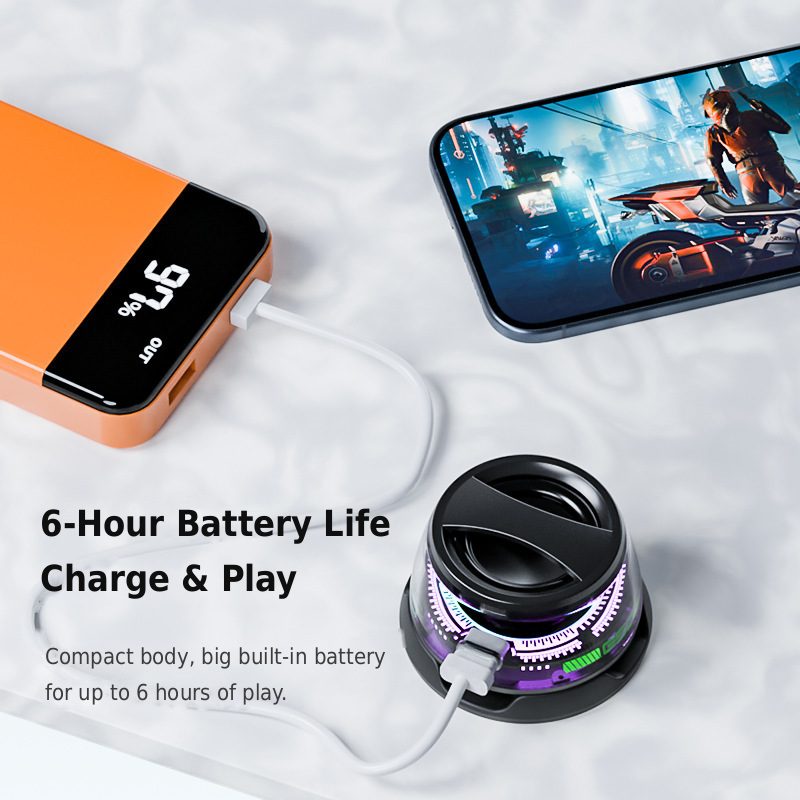Mini Magnetic Bluetooth Speaker for Outdoor Use