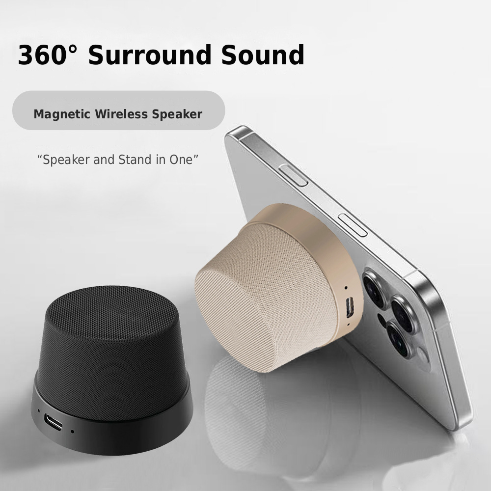 Mini Magnetic Bluetooth Speaker for Outdoor Use